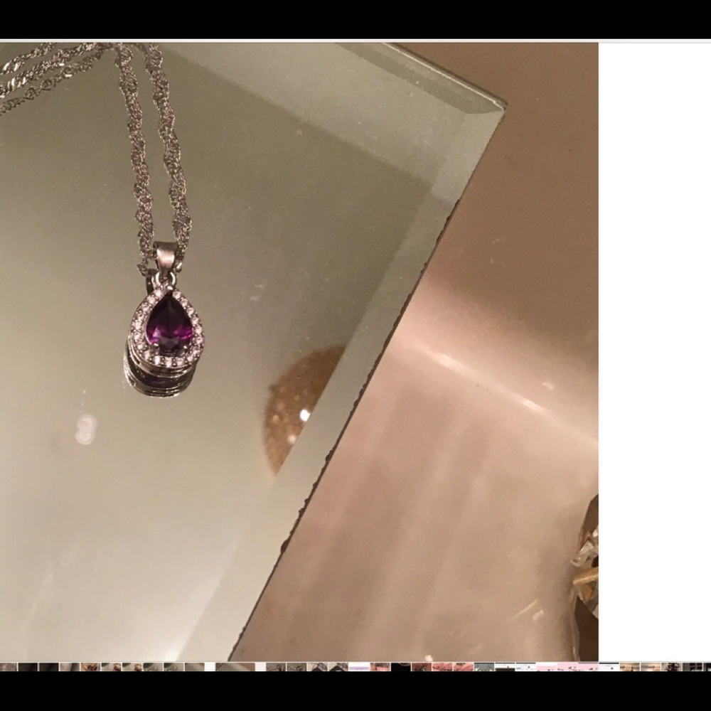 Beautiful amethyst 925 necklace